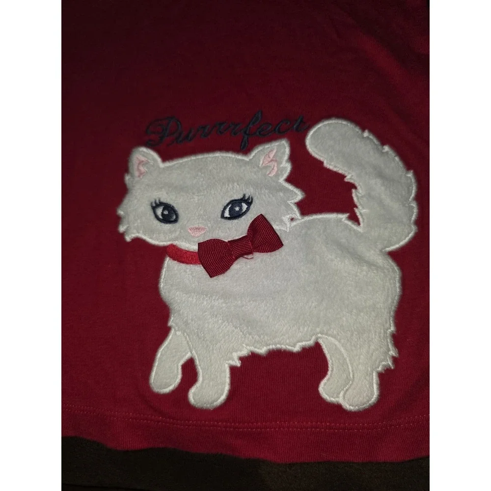 Gymboree homecoming kitty tops size 12 hat 8 and up